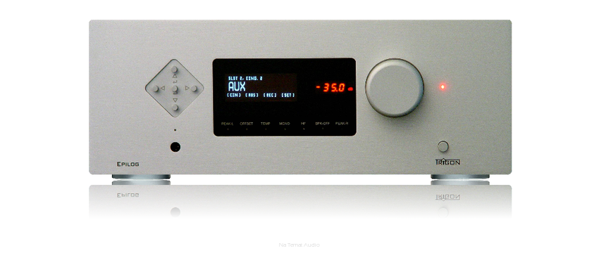 Trigon Audio Epilog front silver