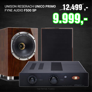 Unison Research Unico Primo + Fyne Audio F500SP